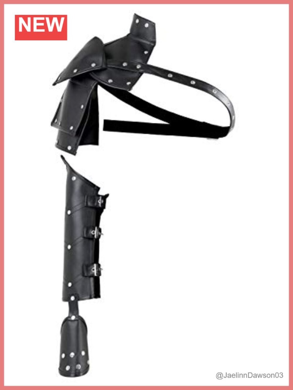 Faux Leather Steampunk Armlet Armband & Shrug Set Cosplay LARP
